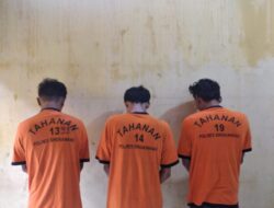Polisi Ciduk Tiga Maling yang Bengkas Bengkel Las di Singkawang