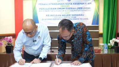 Perumdam Tirta Pancur Aji MoU dengan Kejari Sanggau
